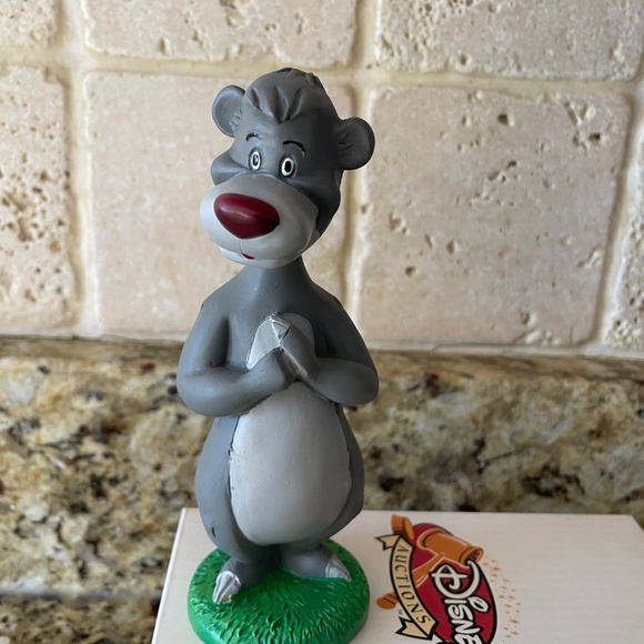 ❤️ DISNEY VINTAGE AUCTION JUNGLE BOOK BALOO BOBBLE HEAD NEW - Picture 4 of 6